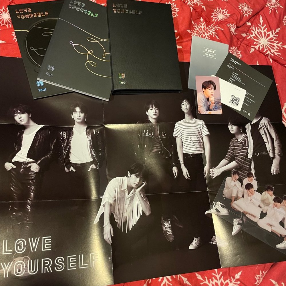 BTS LOVE YOURSELF TEAR ALBUM W/ PHOTOCARDS